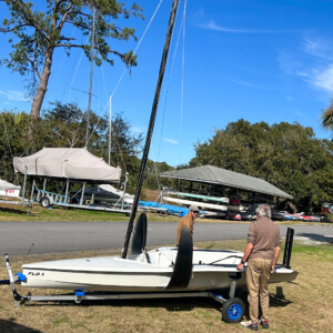 Delivering Flo1 at Savannah Yacht Club
